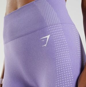 Gymshark Purple Athletic Shorts with Seamless Waistband